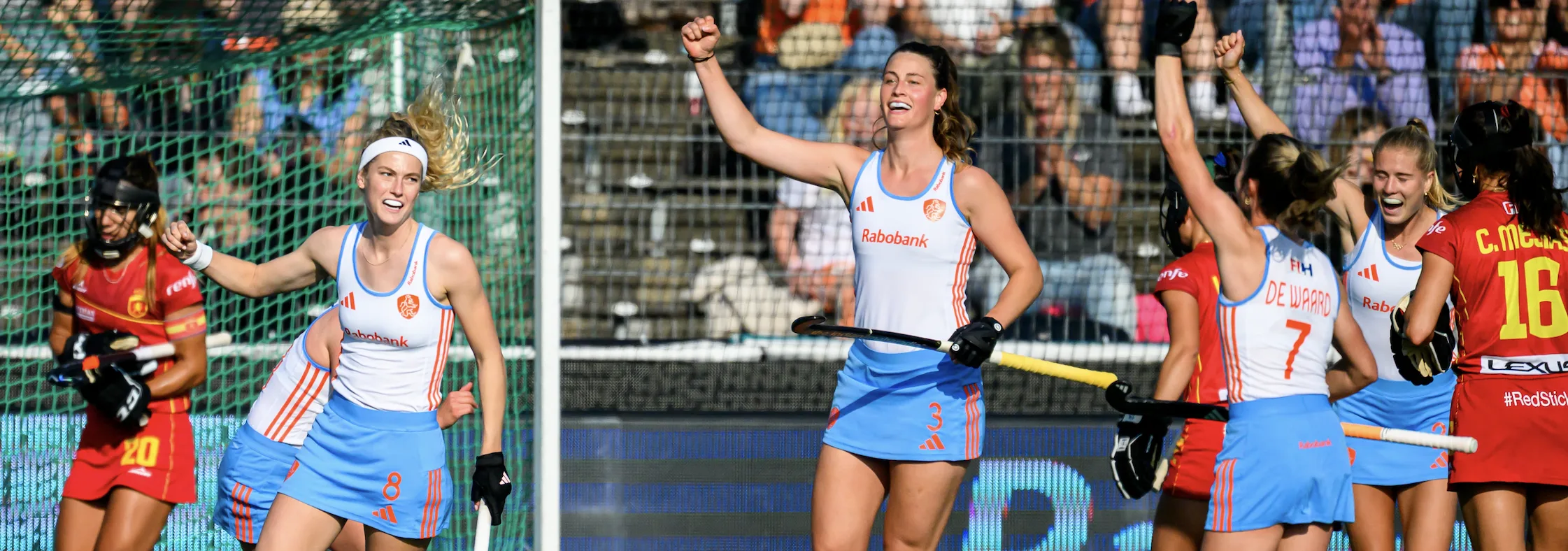 PAÍSES BAJOS DERROTA A LAS REDSTICKS POR 11-2 EN LA FIH PRO LEAGUE