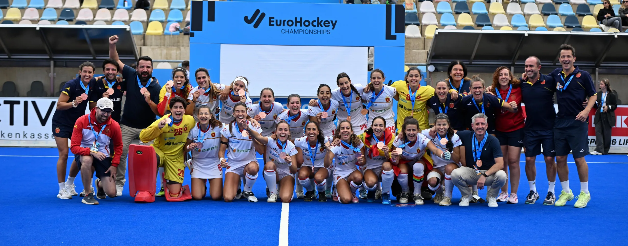 ¡TERCERAS DE EUROPA! ESPAÑA F SE IMPONE EN LOS SHOOT OUTS A BÉLGICA EN EL EUROHOCKEY 2025