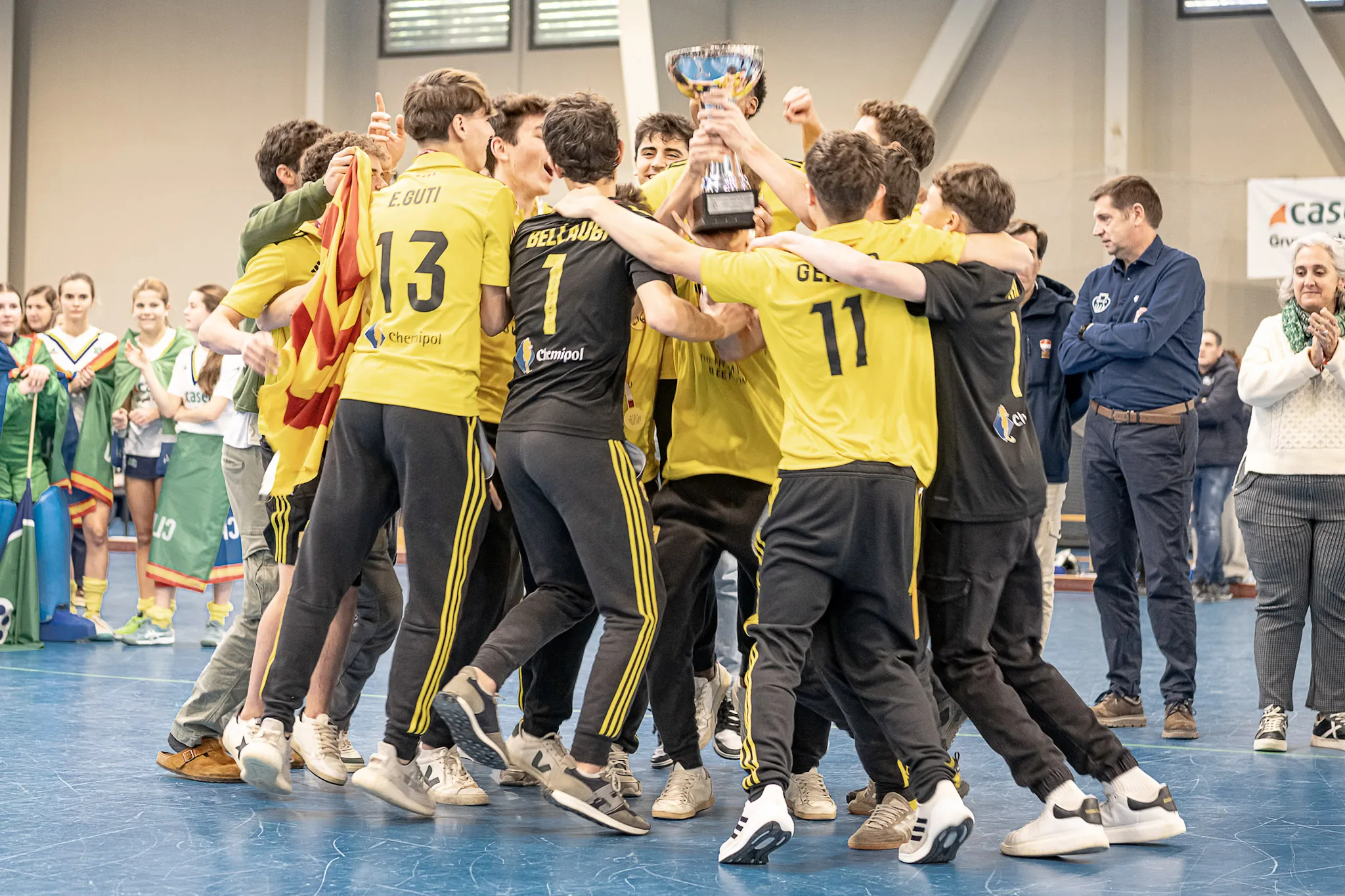 EL ATLÈTIC TERRASSA HC (M) Y EL CLUB DE CAMPO (F) VENCEDORES DEL CTO. ESPAÑA CADETE SALA