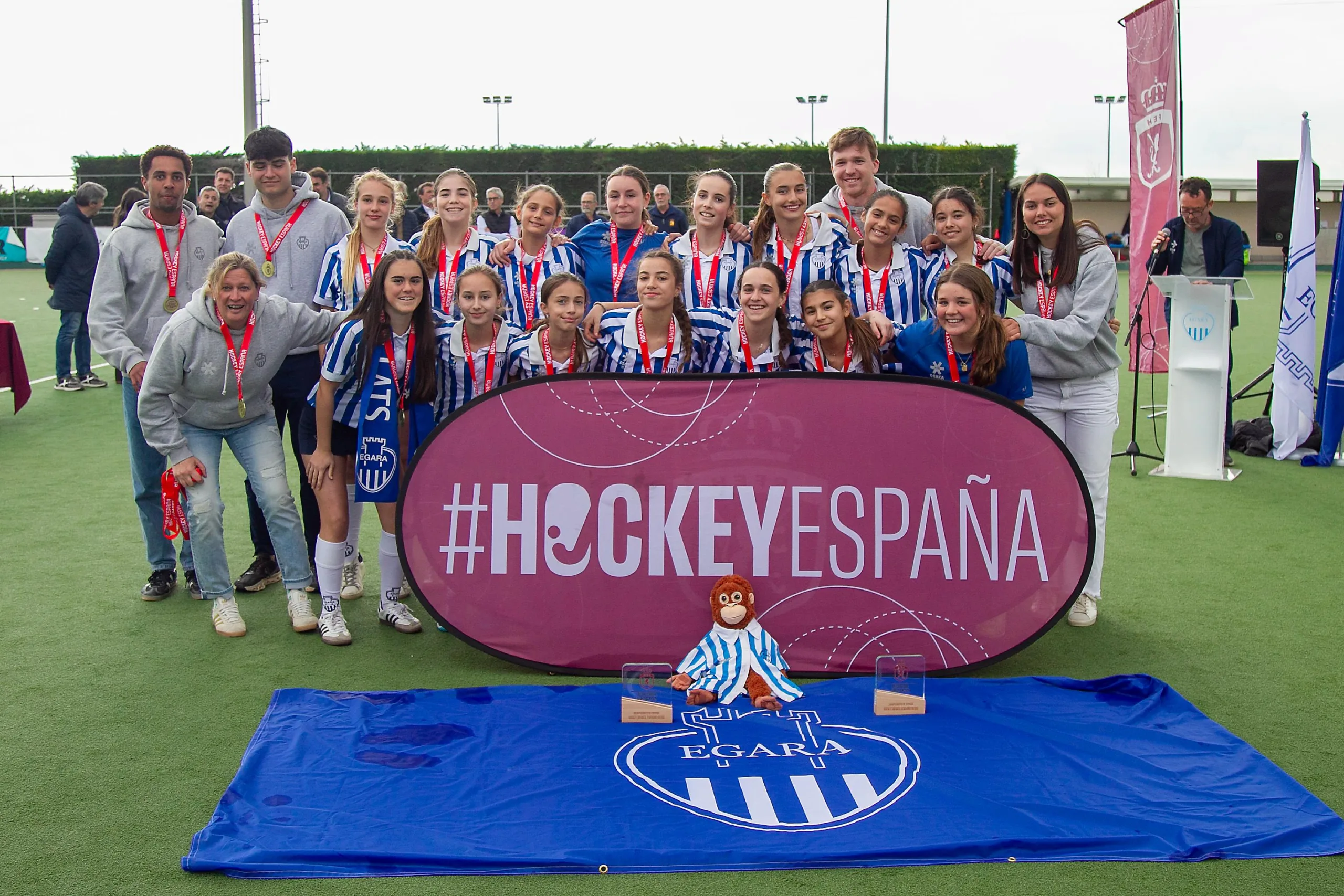 EL RC POLO (M) Y EL CLUB EGARA (F) VENCEDORES DEL CTO. ESPAÑA INFANTIL HIERBA